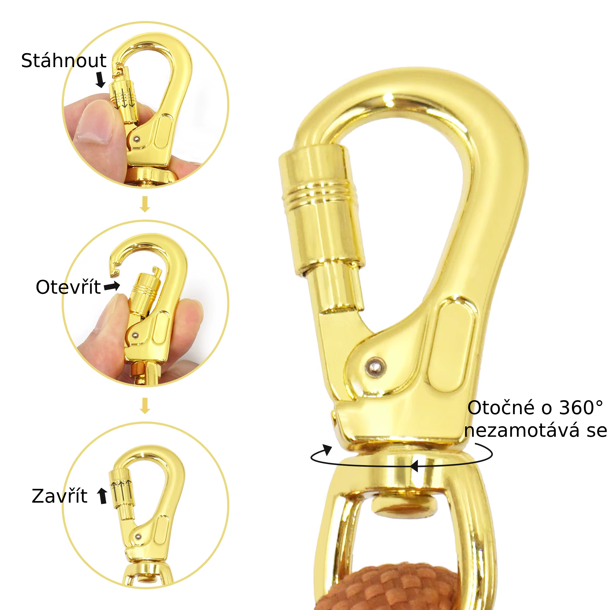 Petify Vodítko pro psa Scruffy krémové | 150 cm