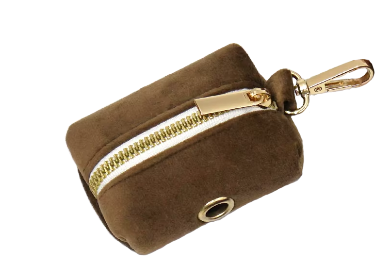 Petify Pouzdro na sáčky Scruffy hnědé