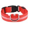 Svítící obojek pro psa Growl červený