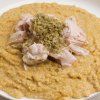 bpf creamy polenta with cheese a chicken a collagen powder