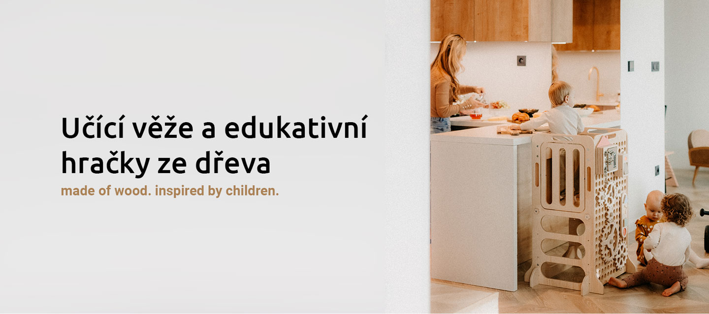 Učící věže a edukativní hračky pro děti Petinka