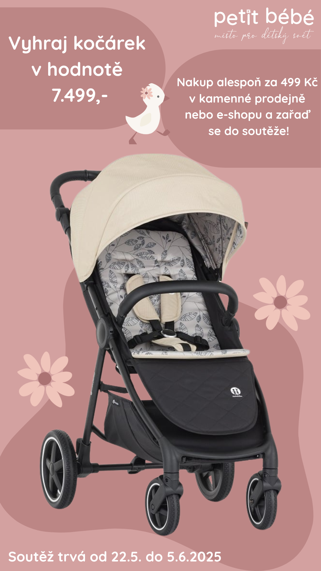 Soutěž o kočárek Petit Mars Royal 3 s Petit Bébé