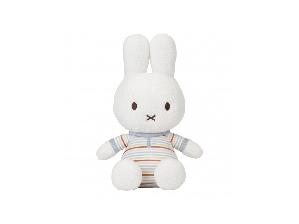 Králíček Miffy plyšový Vintage Proužky 35 cm