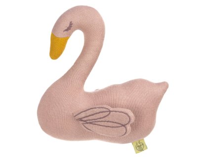 Knitted Toy with Rattle/Crackle 2022 Little Water swan