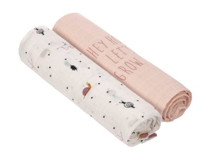 Swaddle Heav. Soft 120x120 2024 Gard. explo. girls