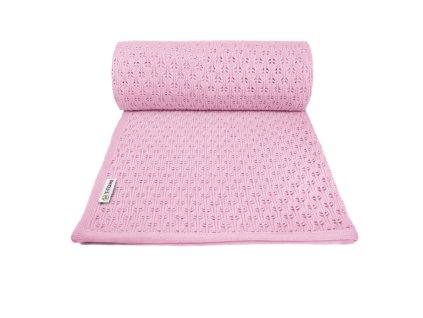 Dětská pletená deka summer, pink / růžová