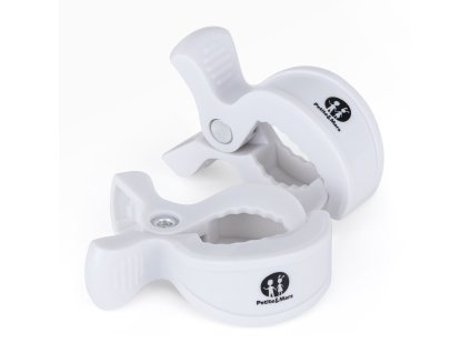PETITE&MARS Kolíček Peg na kočárek (2 ks) White