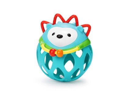 SKIP HOP Chrastítko na rozvoj motoriky kulatá do ruky Ježek 3m+