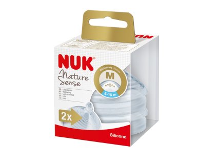 NUK Nature Sense savička V2, M, 2ks