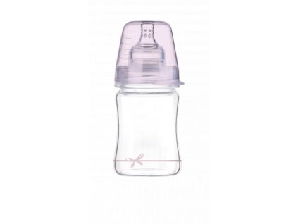 LOVI Lahev skleněná 150ml BABY SHOWER holka