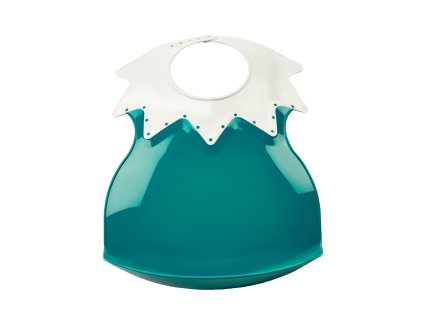 Plastový bryndák s límcem, Deep Peacock