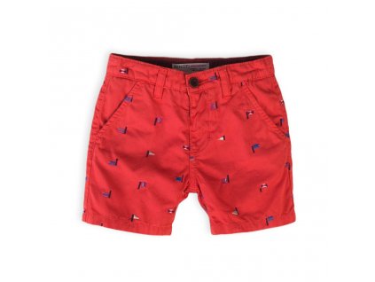 Kraťasy chlapecké, Minoti, Deck 7, červená