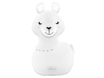 CHICCO Lampička noční světlo dobíjitelné, přenosné Sweet Lights - Lama