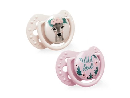 lovi dudlik silikonovy dynamicky wild soul 3 6m 2ks holka