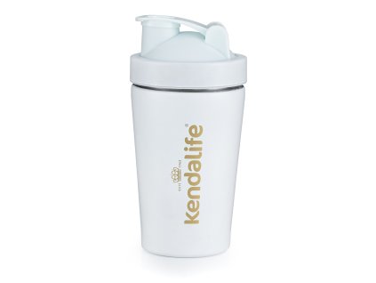 Kendalife Shaker nerezový bílý (600 ml)