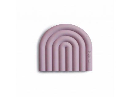 Mushie silikonové hryzatko Rainbow