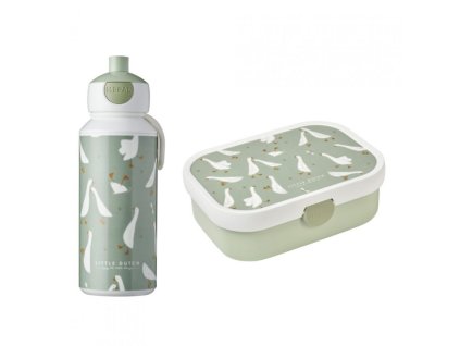Svačinový set (láhev 400ml+box) Husa