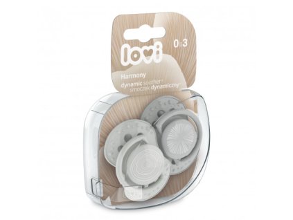 lovi silikonovy dynamicky dudlik 0 3m harmony 2pcs