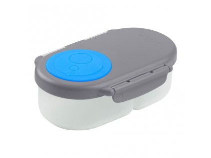 B.BOX - SVAČINOVÝ BOX MALÝ - ŠEDÝ/MODRÝ