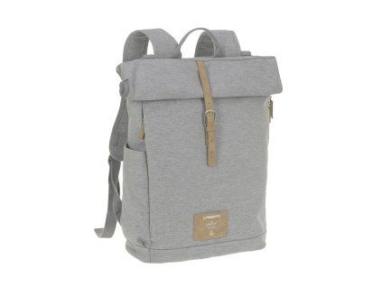 LÄSSIG Green Label Rolltop Backpack 2023 grey mélange - Limited Edition