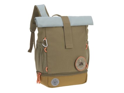 LÄSSIG Mini Rolltop Backpack Nature olive