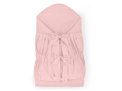 PETITE&MARS Zavinovačka šněrovací Nurse s pevnou kokosovou vložkou Dusty Pink 75x75 cm