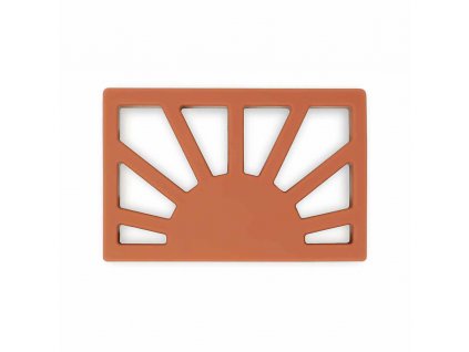 Mushie silikonove hryzatko SUN Clay