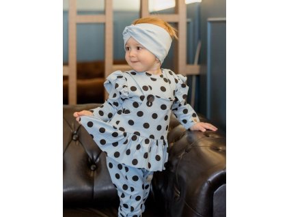 Dětské tepláky na šle CANDY (Barva Candy potlačuje modrou, Velikost 068)