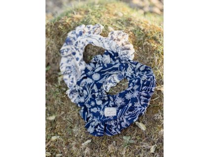 Dětský bryndák HERBARIUM (Barva Herbarium potlačil modrou, Velikost 111)