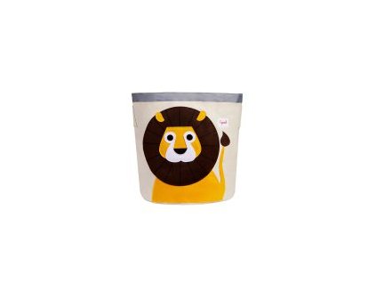 3 SPROUTS Koš na hračky Lion Yellow