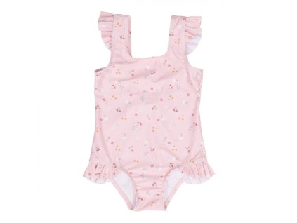 Plavky s volánky Květiny 86/92