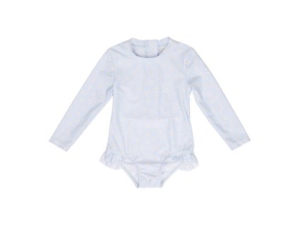 Plavky dlouhý rukáv Kopretiny Blue 98/104