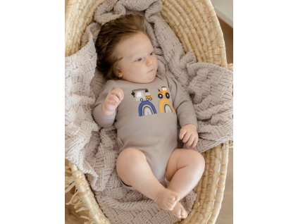 Dětské body WHEELS s dlouhým rukávem (Velikost 104)