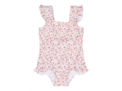 Plavky s volánky Letní květiny 98/104