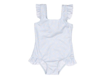 Plavky s volánky Kopretiny Blue 98/104