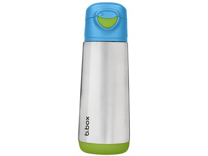 B.BOX - TERMOSKA NA PITÍ SPORT 500 ML - MODRÁ/ZELENÁ