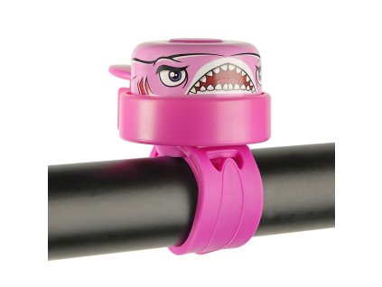 231001 Crazy Safety Animal Bells Shark Pink 1