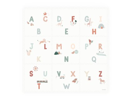 PlayandGo EEVAA alphabet foam playmat front side puzzle