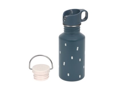 LÄSSIG Bottle Stainless Steel Happy Prints midnight blue