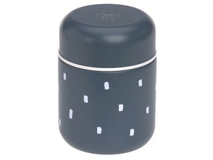 LÄSSIG Food Jar Medium Happy Prints midnight blue