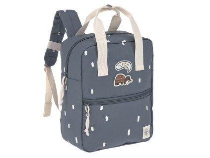 LÄSSIG Mini Square Backpack Happy Prints midnight blue