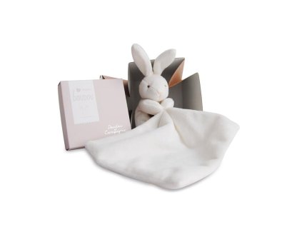 DC303 DouDou et Compagnie Mojkáčik Zajačik v krabičke hnedý