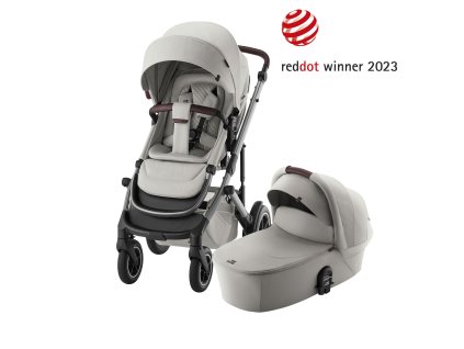 Set kočárek Smile 5Z + hluboká korba Lux, Linen Grey