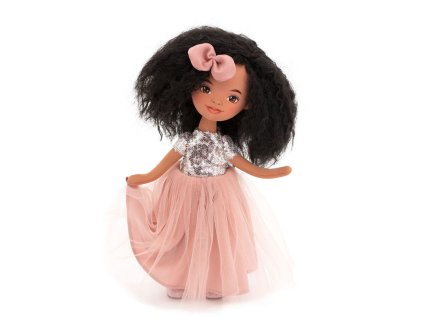 latkova panenka orange toys sweet sisters tina pink dress with sequins