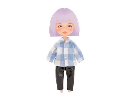 obleceni pro panenku sweet sister plaid shirt