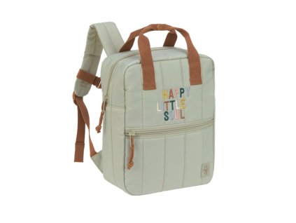 LÄSSIG Mini Square Backpack Little Gang light khaki