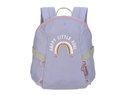 LÄSSIG Tiny Backpack Outdoor 2025 rainbow pastel lilac