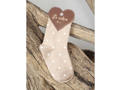 Dětské ponožky BAMBOO SWEET 1ks (Barva Béžová, Velikost 416)