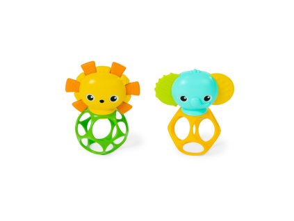 OBALL Hračka Oball Kousátka Soother Pals™ Easy-Grasp 2ks 3m+