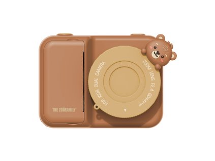 The Zoofamily print camera bear front with lenscover 1